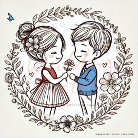 love wedding vectors 6346
