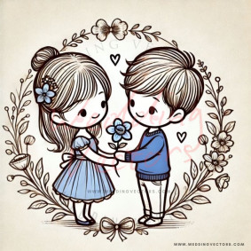 love wedding vectors 6347
