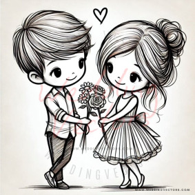 love wedding vectors 6351