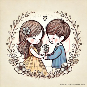 love wedding vectors 6357