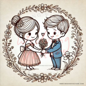 love wedding vectors 6359