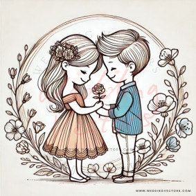 love wedding vectors 6365