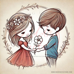 love wedding vectors 6366