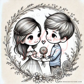 love wedding vectors 6367