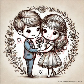 love wedding vectors 6368