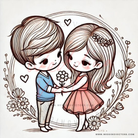 love wedding vectors 6369