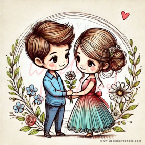 love wedding vectors 6373
