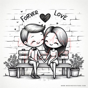 love wedding vectors 6374