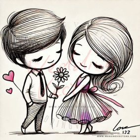 love wedding vectors 6375