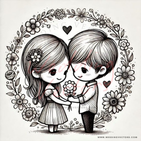 love wedding vectors 6378