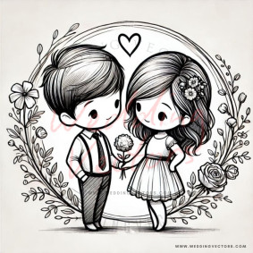 love wedding vectors 6382