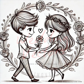 love wedding vectors 6383
