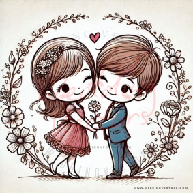 love wedding vectors 6384