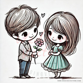 love wedding vectors 6387