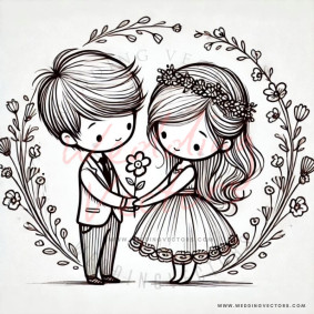 love wedding vectors 6388