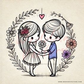 love wedding vectors 6395