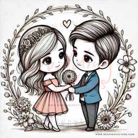 love wedding vectors 6397