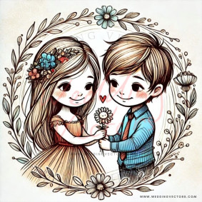 love wedding vectors 6401