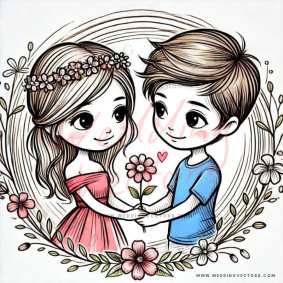 love wedding vectors 6403