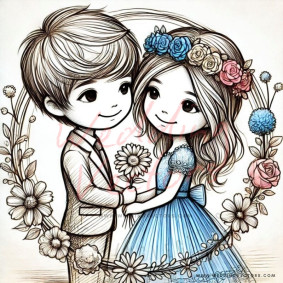 love wedding vectors 6405