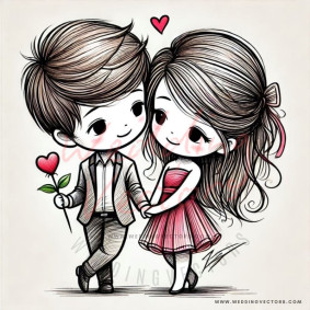 love wedding vectors 6411