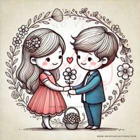 love wedding vectors 6414