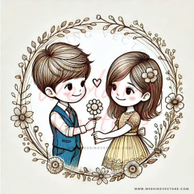 love wedding vectors 6417
