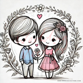 love wedding vectors 6419