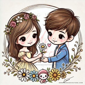 love wedding vectors 6427