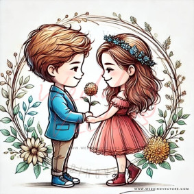 love wedding vectors 6430