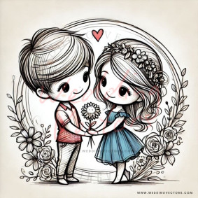 love wedding vectors 6433