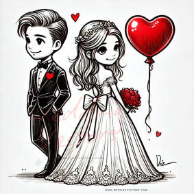 love wedding vectors 6434