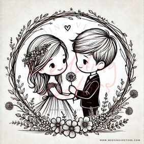 love wedding vectors 6435