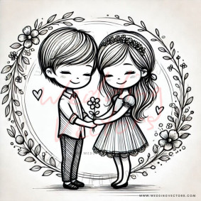 love wedding vectors 6442