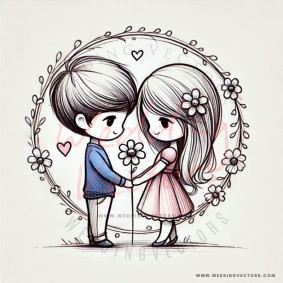 love wedding vectors 6444