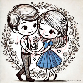 love wedding vectors 6445