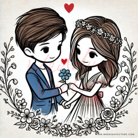 love wedding vectors 6449