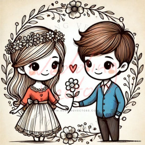 love wedding vectors 6450