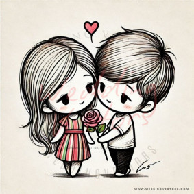 love wedding vectors 6453