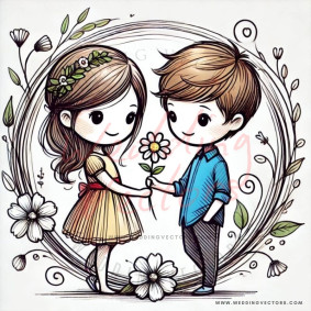 love wedding vectors 6466