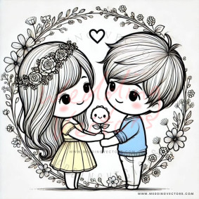 love wedding vectors 6467