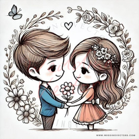 love wedding vectors 6470
