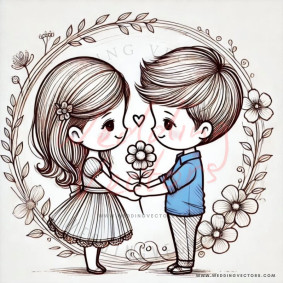 love wedding vectors 6471