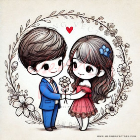 love wedding vectors 6472