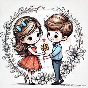 love wedding vectors 6480