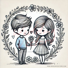 love wedding vectors 6481