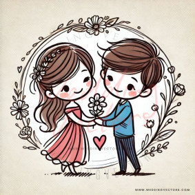 love wedding vectors 6482