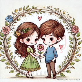 love wedding vectors 6483