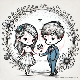 love wedding vectors 6486