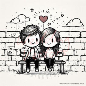 love wedding vectors 6488
